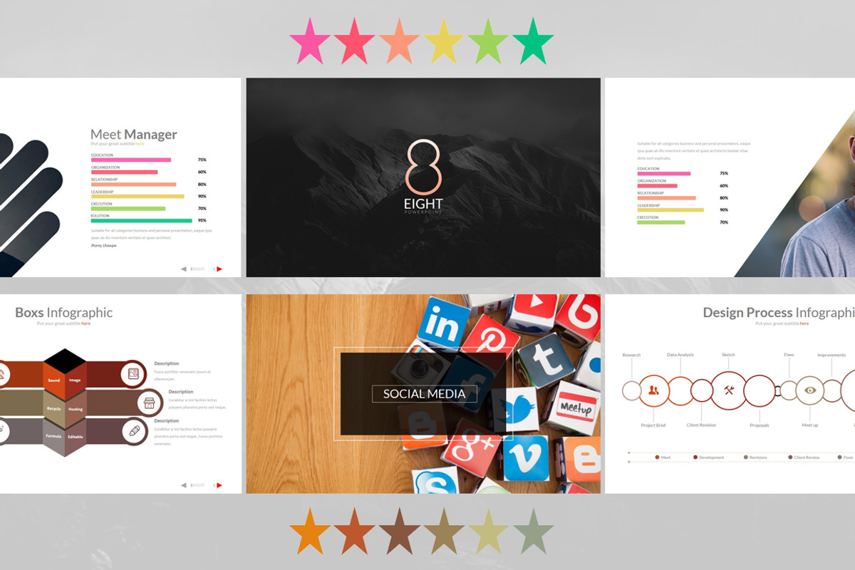Eight Powerpoint Template, a Presentation Template by Dedijuniadi (Photo 5 of 5)