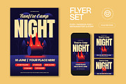 Bonfire Night Flyer, a Flyer Template by graphicook (Thumbnail 1 of 3)