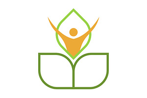 Wellness logo design template