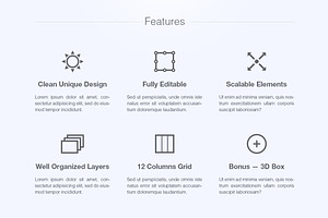 S1 - Universal One Page PSD Template