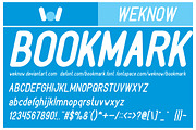 Bookmark Font, a Sans Serif Font by weknow (Thumbnail 5 of 6)