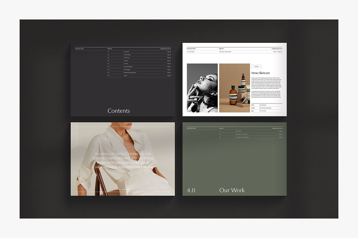 ODESSA / Media Kit, a Brochure Template by Circular (Photo 7 of 11)