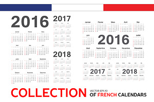 Collection Of French Calendars