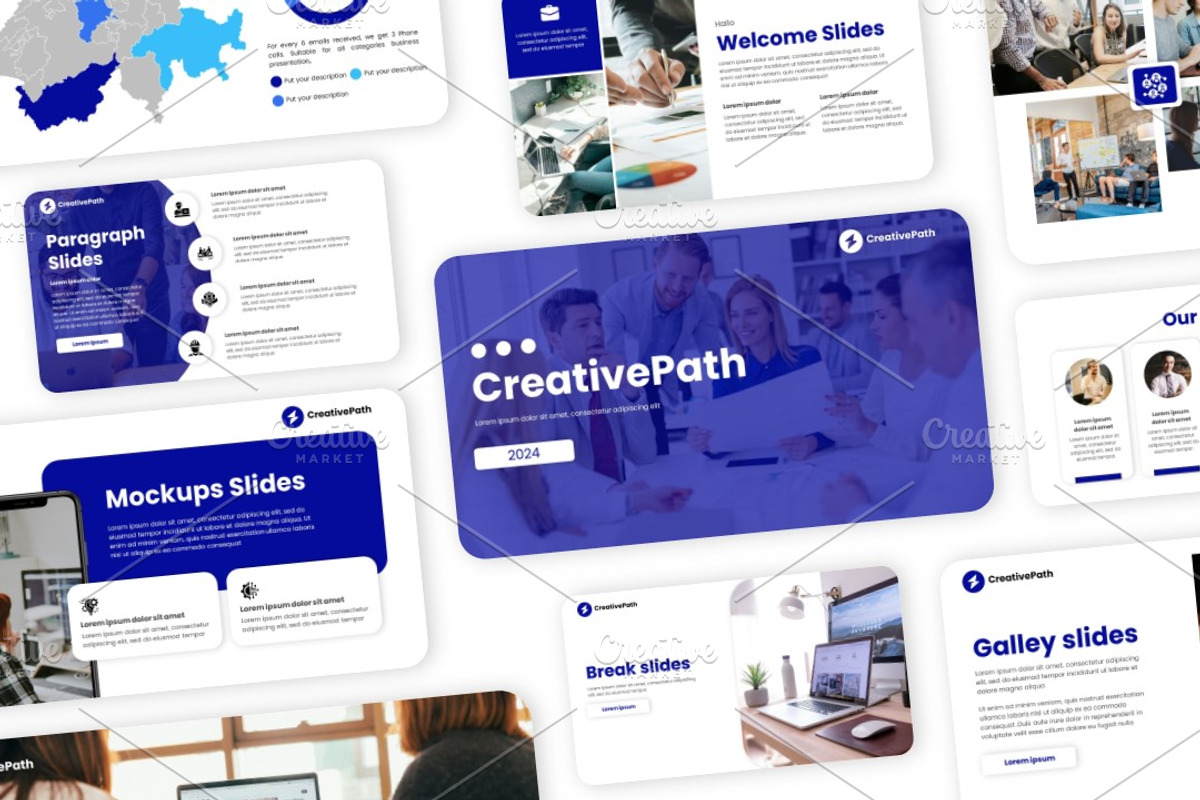 CreativePath Business Presentation, a Presentation Template by Interpitch (Photo 1 of 8)