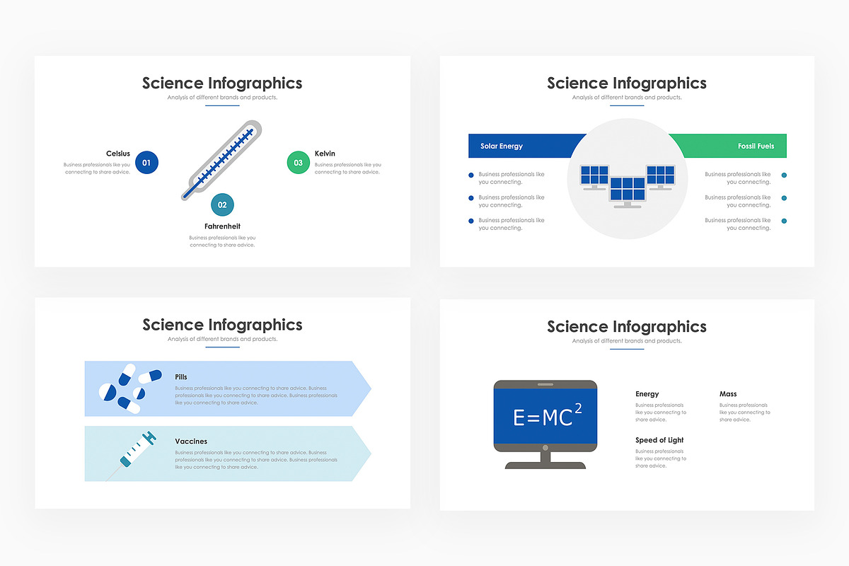 Science Infographics - PowerPoint, a Presentation Template by slidequest