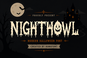Nighthowl - Halloween Display Font