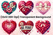 Valentine Faux Crochet Design Bundle, an Illustration by RobertsArt (Thumbnail 3 of 7)
