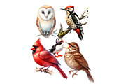 Watercolor Bird Sublimation, an Illustration by Designking (Thumbnail 3 of 4)
