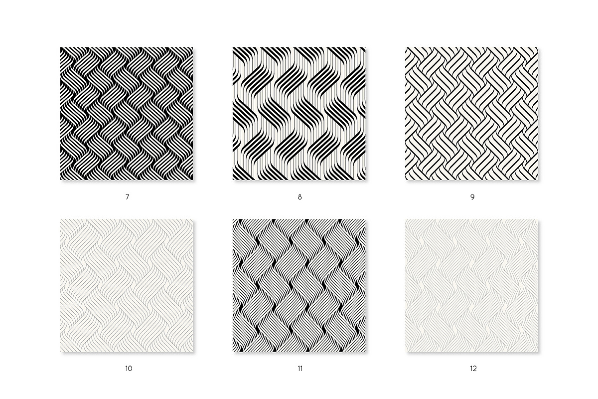 Geometric Seamless Pattern Set, a Pattern Graphic by Curly_Pat (Photo 4 of 7)