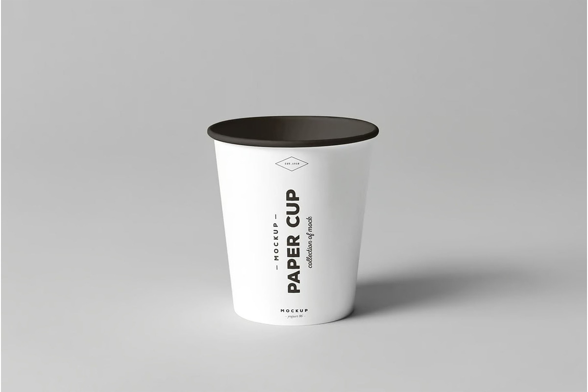 Paper Cups Mock-up, a Product Mockup by zippypixelstudio (Photo 7 of 9)