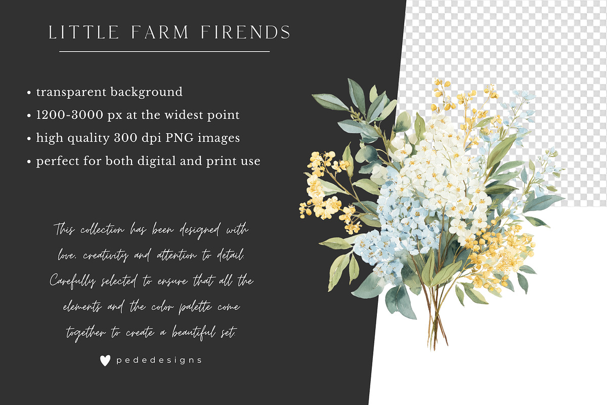 Little Farm Friends Collection, a Seasonal Illustration by PeDe Designs (Photo 12 of 15)