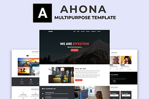 Ahona - Multipurpose HTML Template