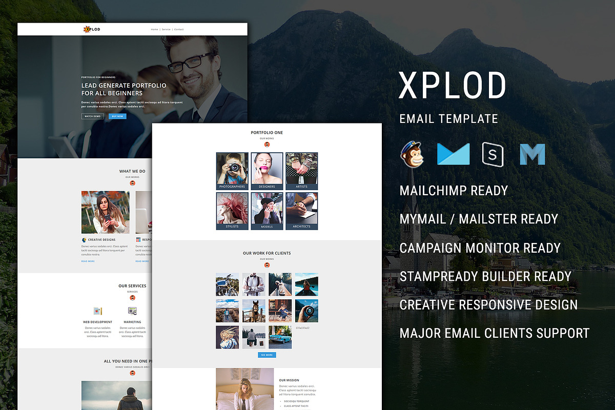 Xplod - Responsive Email Template, an Email Template by Pennyblack ...