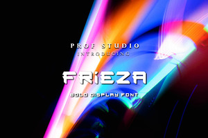 Frieza - Future Bold Display Font