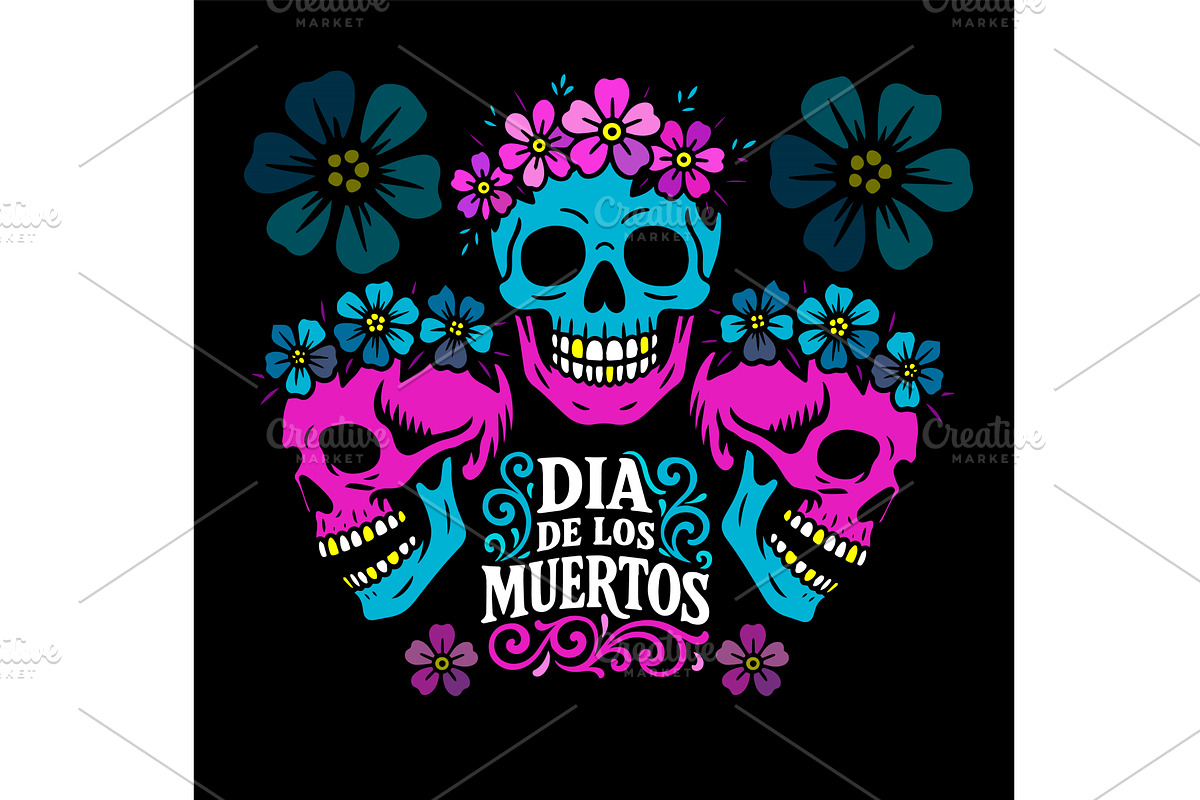 Mexican papel picado frame designs -, an Illustration by Nenahliadava Design