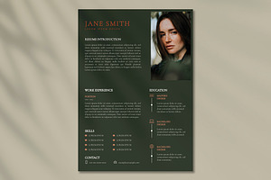 Creative Fashion Resume Template