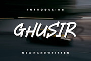 Ghusir, a Handwritten Font by Auliacreative (Thumbnail 1 of 4)