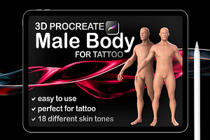 Procreate 3D Model - Male Body