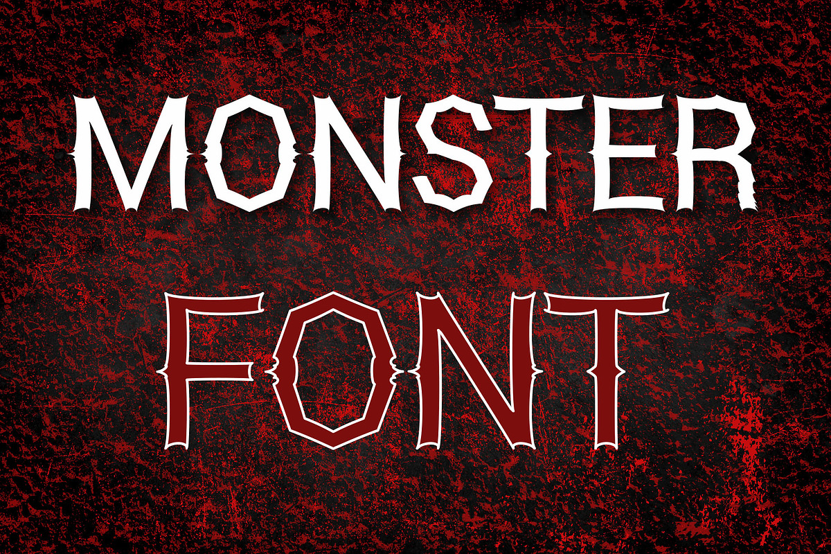 Halloween Monster Font