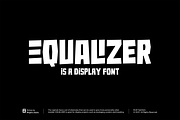 Equalizer, a Sans Serif Font by Negara Studio (Thumbnail 1 of 10)