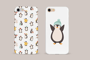 Cute Penguins Set