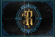 Santero Modern Blackletter Font, a Blackletter Font by dansdesign (Thumbnail 5 of 7)