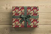 Holly, Berries & Bells Pattern, a Pattern Graphic by Little Creative Scribbles (Thumbnail 3 of 5)