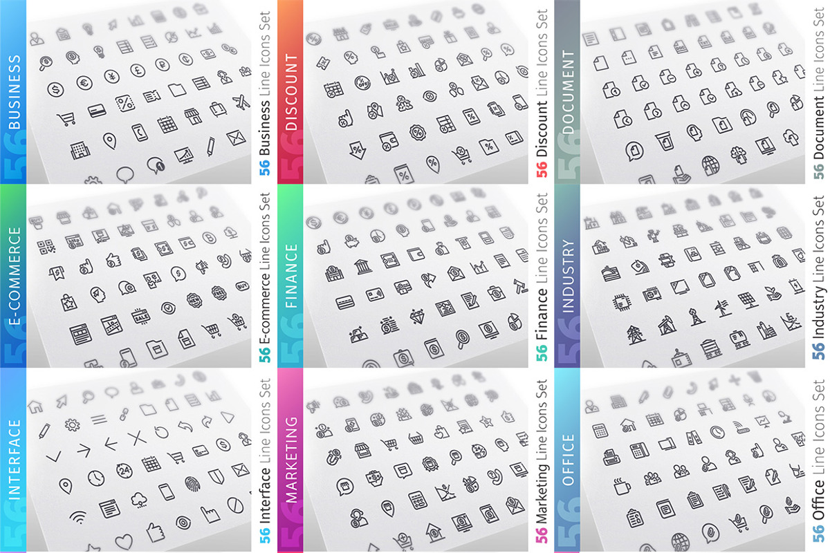 Business 700+ Line Icons Bundle, an Outline Icon by Voysla's Shop (Photo 6 of 8)
