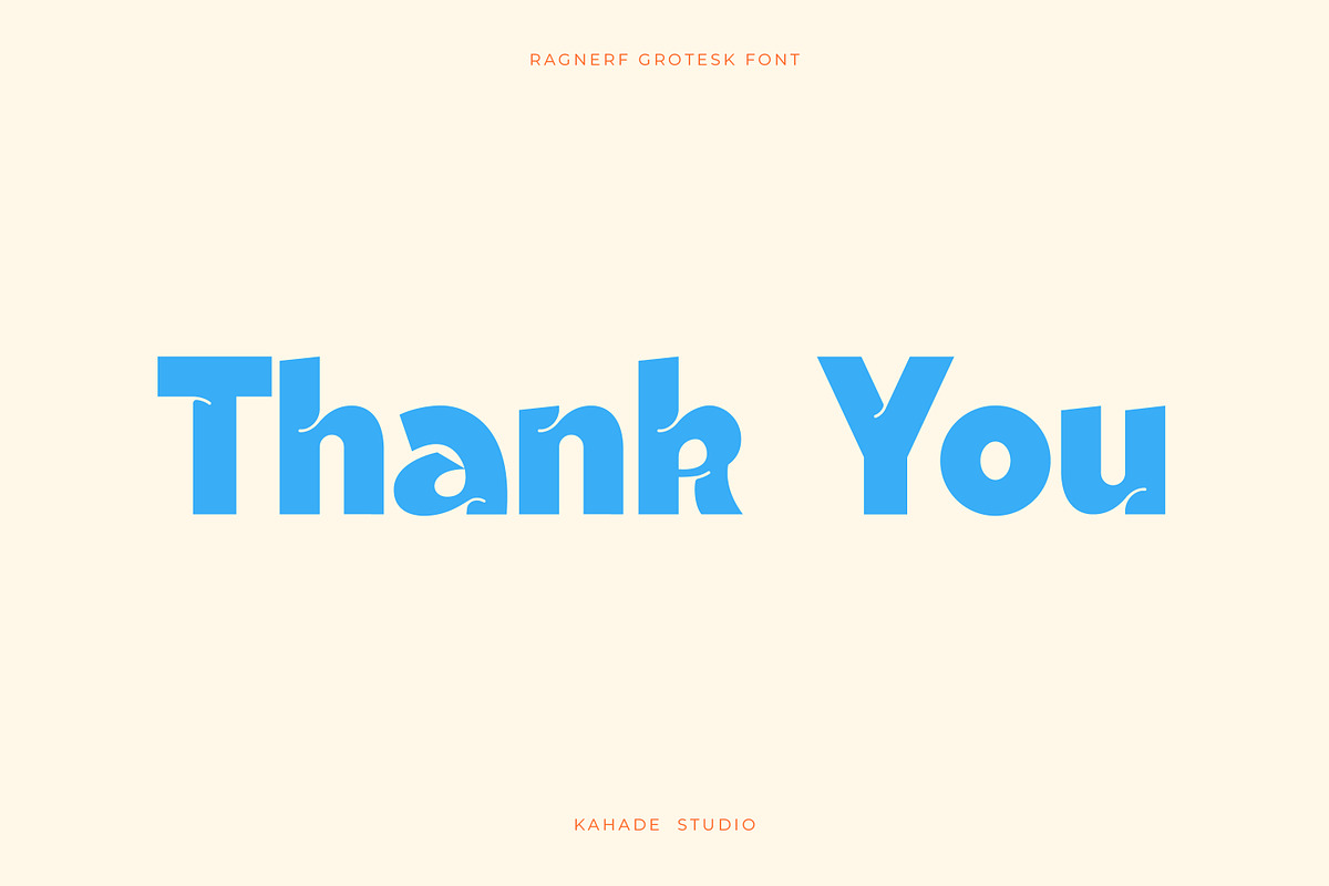 Ragnerf - Grotesk Bold Display Font, a Sans Serif Font by Kahade Studio (Photo 12 of 12)