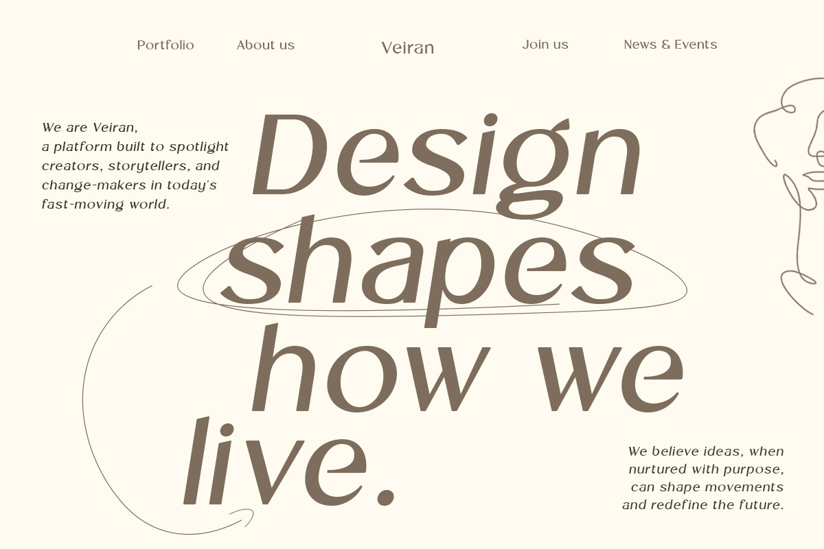 Veiran - Modern Elegant Sans Serif, a Sans Serif Font by roomspace creative lab (Photo 4 of 10)