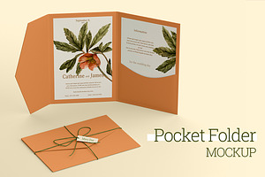 Open & Closed Pocketfold Invitation