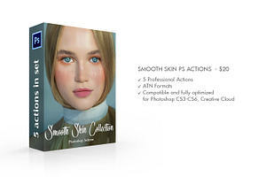 Smooth Skin Photoshop Actions