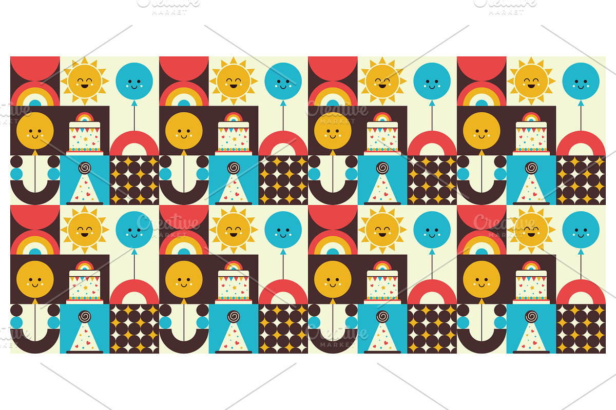 Joyful birthday celebration, a Decorative Illustration by Creative Backgrounds