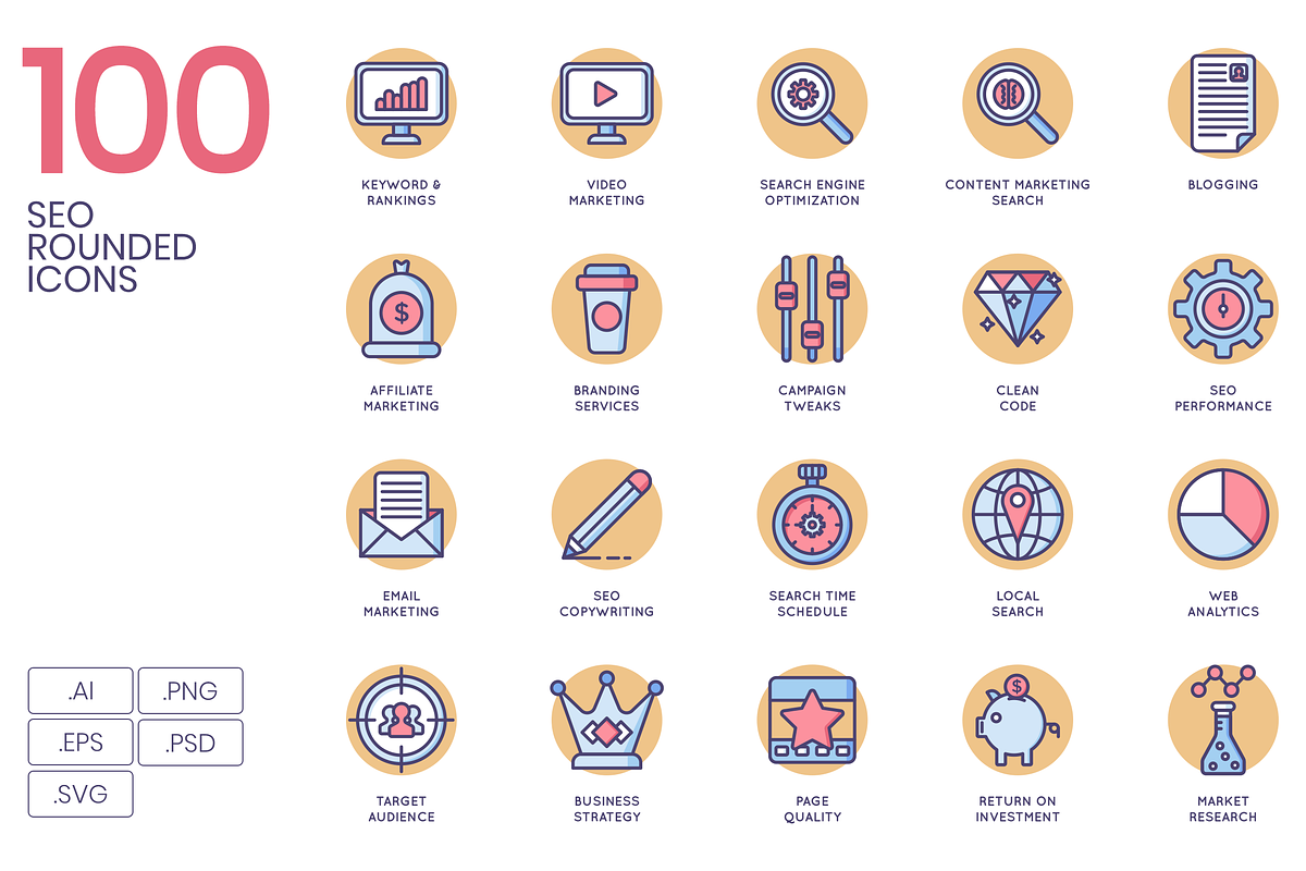 2283 Icons - Butterscotch Bundle, an Outline Icon by Flat Icons