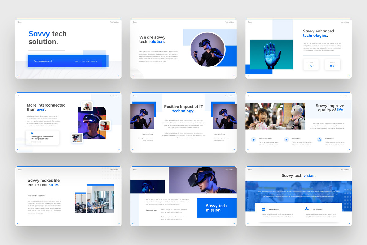 Savvy tech solution - Google Slides, a Presentation Template by BeadyLab (Photo 2 of 6)