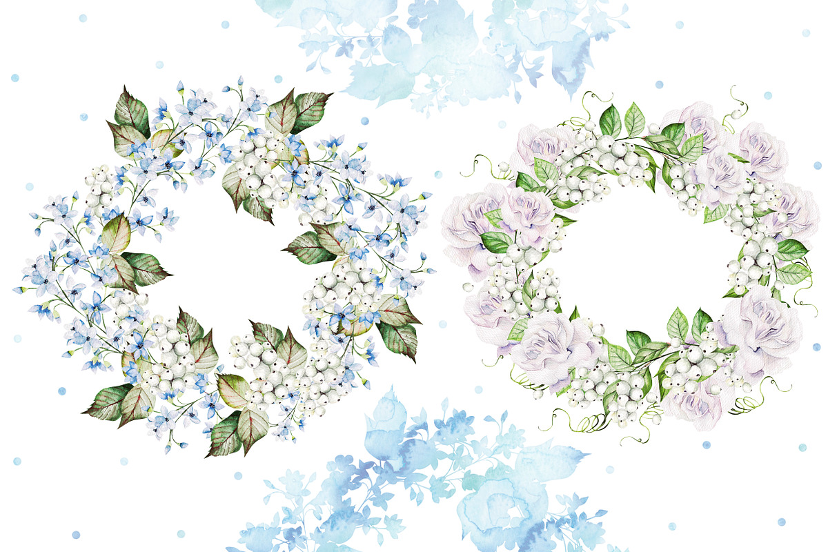 Watercolor Wedding Tender Flowers, an Object Graphic by Knopazyzy (Photo 8 of 17)