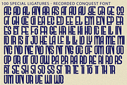RECORDED CONQUEST - CONDENSED FONT, a Sans Serif Font by 177Studio (Thumbnail 8 of 8)