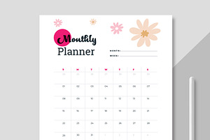 Weekly And Monthly Planner Layout