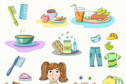 Printable Kids Chore Clip Art PNG, an Education Illustration by svetodesign (Thumbnail 3 of 7)
