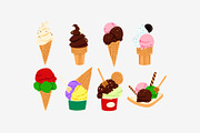 Ice Cream Doodle Hand Drawn, a Food Illustration by SLAB! Design (Thumbnail 2 of 3)