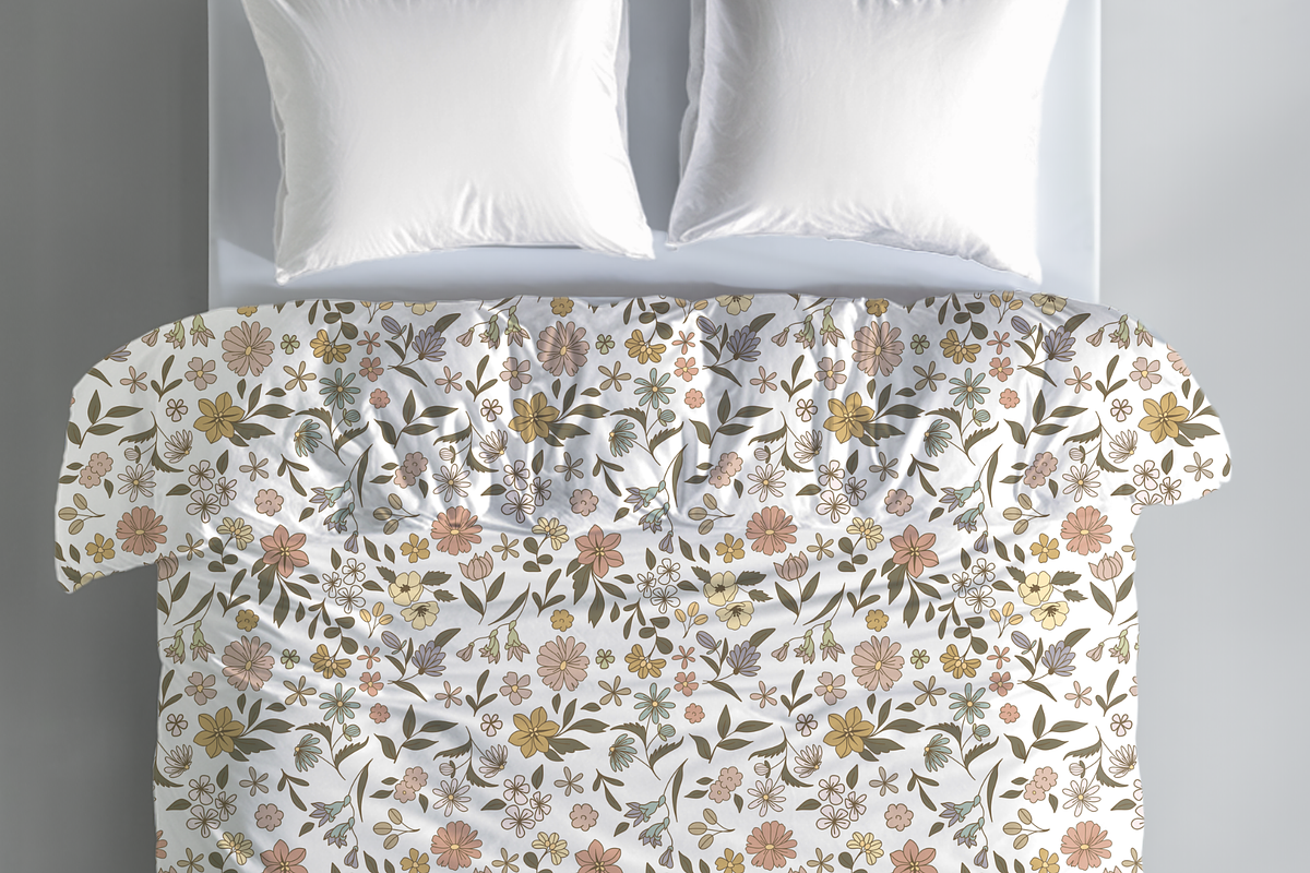 Cottage Blossoms Seamless Pattern, a Pattern Graphic by OwlAndFern (Photo 2 of 15)