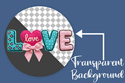 Yarn Crochet Love Valentines PNG, an Illustration by Canvas Craft (Thumbnail 2 of 7)