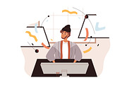 Creative workers at work set, a Technology Illustration by Good Studio (Thumbnail 3 of 9)