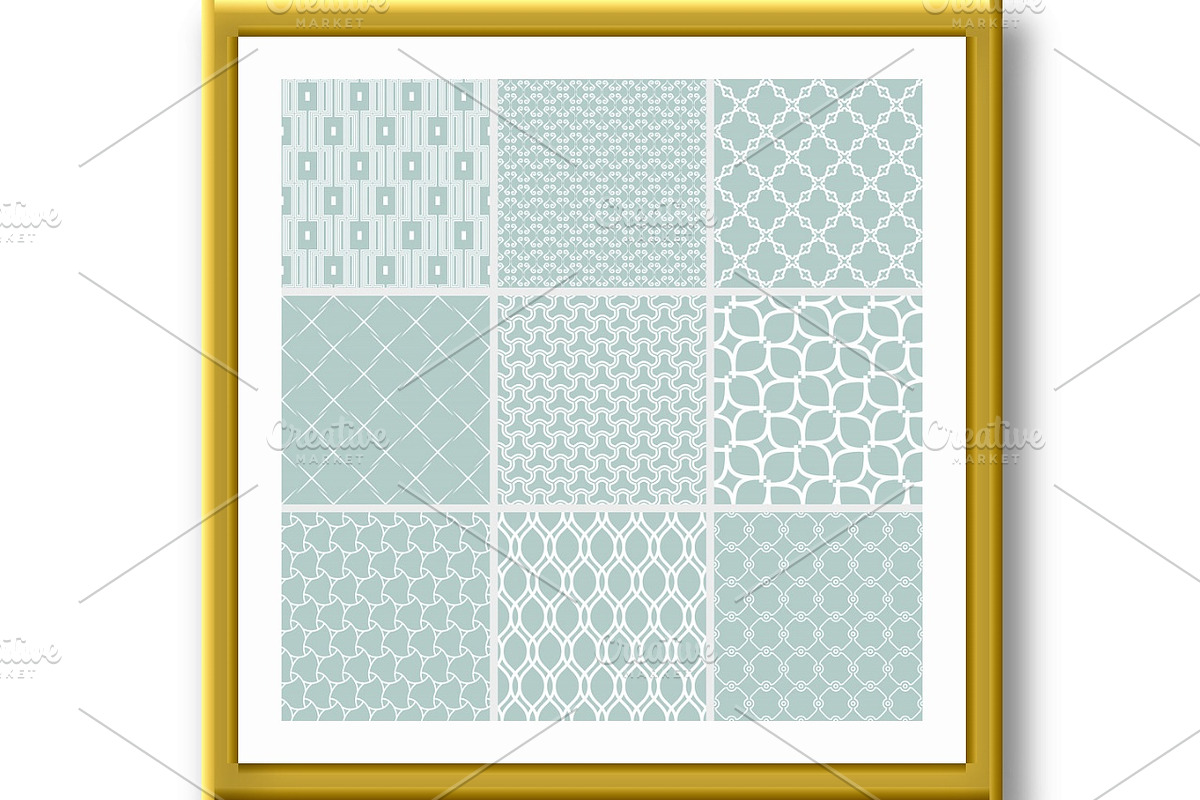 Set of Geometric Modern Seamless, a Pattern Graphic by FineArtStudio (Photo 2 of 3)