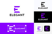 Modern E Letter Logo Design, a Branding & Logo Template by Orin Creative (Thumbnail 1 of 6)
