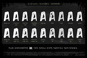 Hanscum - Vintage Display Family, a Sans Serif Font by Albatross (Thumbnail 3 of 8)