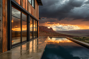 Contemporary Desert Cabin, an Architecture Photo by Virgo Studio