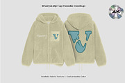 Sherpa zip-up hoodie mockup, a Hoody Mockup by Voyage Studio (Thumbnail 1 of 3)