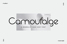 Camaufalge - Modern Minimalism Font