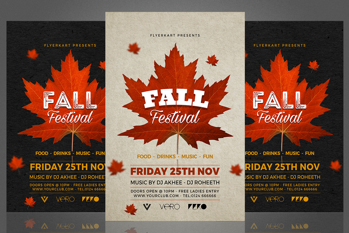 Autumn Fall Flyer, a Flyer Template by Flyerkart (Photo 1 of 3)